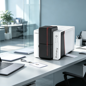 Imprimante de cartes d'identité Evolis Primacy2 à sublimation thermique YMCKO, simple/<span class=keywords><strong>double</strong></span> face, pour cartes PVC CR80, badges d'accès pour employés et étudiants, et cartes IC - Product Image 5