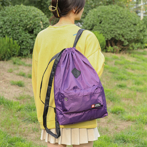 Customizable Water Resistant String Backpack Lightweight Sports Gym <b>Bag</b> <b>Drawstring</b> Backpacks for Men and Women - Product Image 4