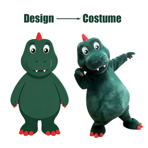 High-End Customizable <strong>Dinosaur</strong> Mascot <strong>Costume</strong> Elegant Fancy Dress Outfit for <strong>Adults</strong> and Children for Christmas Carnival - Product Image 5