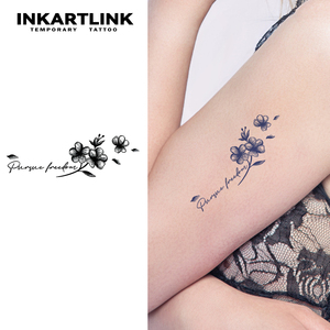 INKARTLINK - Pegatinas de Tatuajes Temporales para el Cuerpo, Diseño de Flores y Frases, Resistentes al Agua, Ecológicas, Duran 15 Días, Paquete al por Mayor - Product Image 2
