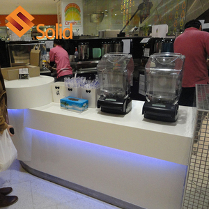 Comptoir <span class=keywords><strong>de</strong></span> réception en acrylique à surface solide, bureau <span class=keywords><strong>de</strong></span> réception moderne pour bureau salon <span class=keywords><strong>de</strong></span> beauté comptoir <span class=keywords><strong>de</strong></span> réception - Product Image 2