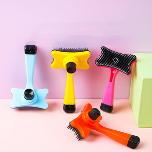 Hot Sale Cat Brush for Shedding Automatically Cat Remove Brush <b>Dog</b> Hairs Pet Grooming Brush - Product Image 2
