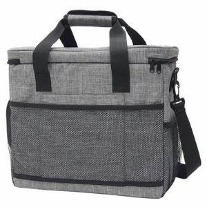 Portable Polyester Pet Travel Kit With <b>Collapsible</b> Feeding Bowl 2 Liners Food Container for Outdoor Use and On-The-Go Pet Care - Product Image 3