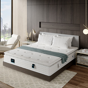 Commercio all'ingrosso King Size ibrido <span class=keywords><strong>letto</strong></span> in lattice con <span class=keywords><strong>200x200</strong></span> bobine tascabili in tessuto a maglia materasso mobili per la casa moderna per la camera da <span class=keywords><strong>letto</strong></span> - Product Image 1