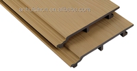 Panneaux muraux extérieurs WPC 21-174 mm, usine chinoise, vente en gros, OEM, revêtement mural extérieur en composite bois