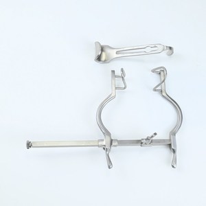 Alat Obstetri Veteriner (10 Inch Spread) Pisau Set Retraktor Perut Balfour Self Retaining 40cm untuk Bedah Anjing - Product Image 2