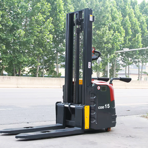 सबसे ज्यादा बिकने वाली मिनी हाइड्रोलिक इलेक्ट्रिक स्टेकर 1.5टन 2टन वाल्की स्टकर गोदाम के लिए सेमी इलेक्ट्रिक स्टेकर - Product Image 2