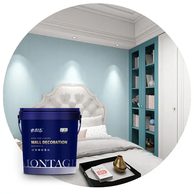 Revestimiento de pintura de pared resistente a la temperatura de pared para pintura inorgánica de sótano para casa interior