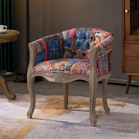 Fauteuil de salon traditionnel en bois massif Zhongzhiyi, meubles de maison haut de gamme