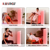 Appareil de luminothérapie LED rouge ILUXRED OEM ODM PDT avec panneau de lumière infrarouge et support pour salon et sauna