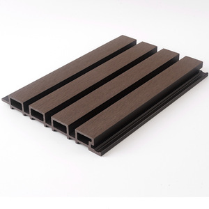 Panel de rejilla de fibra de bambú <span class=keywords><strong>para</strong></span> uso en <span class=keywords><strong>exteriores</strong></span> Ecológico Impermeable <span class=keywords><strong>Madera</strong></span>-Plástico WPC Gran Panel de pared Material PS Techos Parapetos - Product Image 3