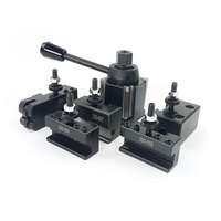 Ensemble de 6 porte-outils en acier de type cale à changement rapide de haute qualité avec finition oxyde noir pour tour CNC
