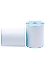 Rouleau d'étiquettes thermiques continu, rouleau continu d'étiquettes thermiques sans ligne, étiquette thermique autocollante continue