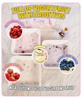 Friandises lyophilisées OEM pour animaux de compagnie : bouchées de yaourt aux fruits 100 % lait frais et vrais fruits – Récompenses saines universelles pour chats et chiens, idéales pour l'entraînement