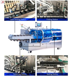 Hộp tự động Biscuit gói bánh pie Son môi đồ chơi y tế Kem chai Ống thực phẩm đóng gói cartoning đấm bốc máy đóng gói - Product Image 6