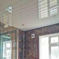 Panneau de plafond en PVC 5 mm de largeur impression panneau de plafond en PVC étanche de haute qualité