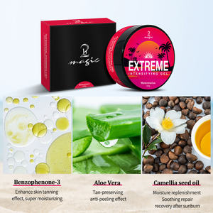 <span class=keywords><strong>Acelerador</strong></span> de <span class=keywords><strong>bronceado</strong></span> con protección <span class=keywords><strong>solar</strong></span>, gel autobronceador de uso intensivo extremo, Etiqueta Privada, 100ml - Product Image 2