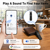 Llavero Mini de Aluminio con Grabado Láser Staronact, Antipérdida, para Android Find My, Regalo Personalizado al por Mayor