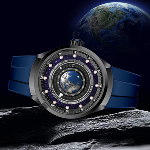 Reloj Automático Personalizable ODM Universe Earth, Reloj Mecánico de Esqueleto para Hombre - Product Image 1