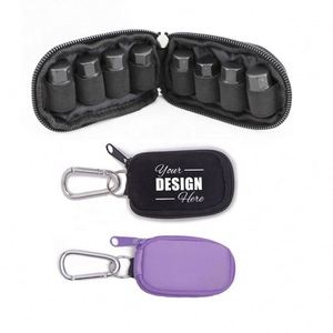 พวงกุญแจใส่ขวดน้ำมันหอมระเหยแบบพกพา 18 ช่อง สำหรับขวดขนาด 2/3 มล. เหมาะสำหรับการเดินทาง - Product Image 1