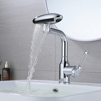 Robinet multifonctionnel en acier inoxydable Hotshot, lavabo universel pour salle de bain avec noyau de valve en céramique réglable, produit phare