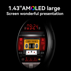 2025 nuevo <span class=keywords><strong>reloj</strong></span> inteligente AMOLED redondo parlante, relojes inteligentes deportivos impermeables, <span class=keywords><strong>reloj</strong></span> inteligente inalámbrico Android BT - Product Image 4