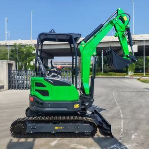 จัดส่งฟรี รถขุดขนาดเล็ก 3 ตัน 2.5 ตัน เครื่องยนต์ CE EPA พร้อมห้องโดยสารสำหรับงานฟาร์ม รถขุดไฮดรอลิกขนาดเล็กแบบตีนตะขาบ 2 ตัน สำหรับขาย - Product Image 1