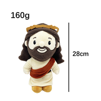 Boneka Yesus kustom boneka mewah boneka lembut Yesus boneka khusus tokoh religius mainan boneka lembut Kristen