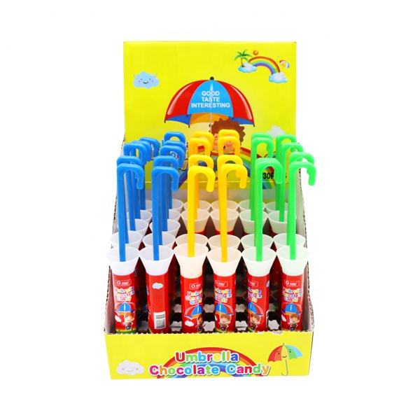 Горячий зонтик в форме жидкой шоколадной пасты шоколадные конфеты