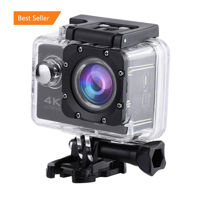 Ultra HD 4K Action Camera 30fps/140D Underwater Helmet Waterproof 2.0-inch Screen WiFi Remote Control Sports Go Video Camera Pro
