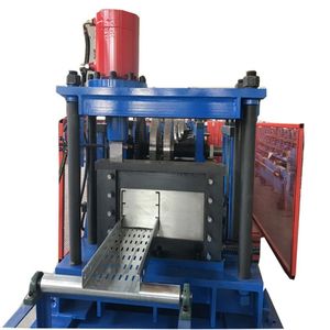 Entièrement automatique 100mm-600mm largeur réglable pont en métal galvanisé perforé électrique Mederate chemin de câbles rouleau formant la Machine - Product Image 6