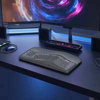 ODM Gateron optique ciseaux pied clavier 2.4G + BT5.2 + BT5.2 modèle pour bureau rétro-éclairage Keycap impression personnalisable conception OEM