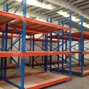 מחסן תלותי מחסן מדף תעשייתי מתכת על ארבעה מדפים - Product Image 6