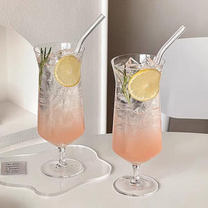 Logo personnalisé tasse <span class=keywords><strong>Mojito</strong></span> bouche inversée <span class=keywords><strong>avec</strong></span> <span class=keywords><strong>paille</strong></span> ouragan boisson gobelet cocktail <span class=keywords><strong>verre</strong></span> à vin - Product Image 2