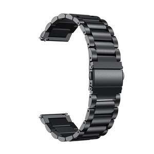 Bracelet de montre de luxe en acier inoxydable noir de 22 mm pour <span class=keywords><strong>Garmin</strong></span> Venu/3/2/<span class=keywords><strong>SQ</strong></span>/<span class=keywords><strong>SQ</strong></span> 2/Venu2 Plus Vivoactive 3/4/5 - Product Image 4