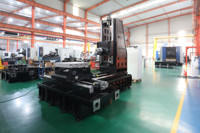 Centre de fraiseuse CNC industrielle HME80 usinage horizontal automatique de bloc moteur haute précision BT50 cône de broche FANUC