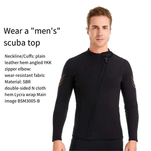 3mm para hombres y mujeres Split a prueba de frío cálido Tops y pantalones Snorkeling Surf Trajes de baño de invierno <span class=keywords><strong>Traje</strong></span> de <span class=keywords><strong>neopreno</strong></span> de buceo - Product Image 5