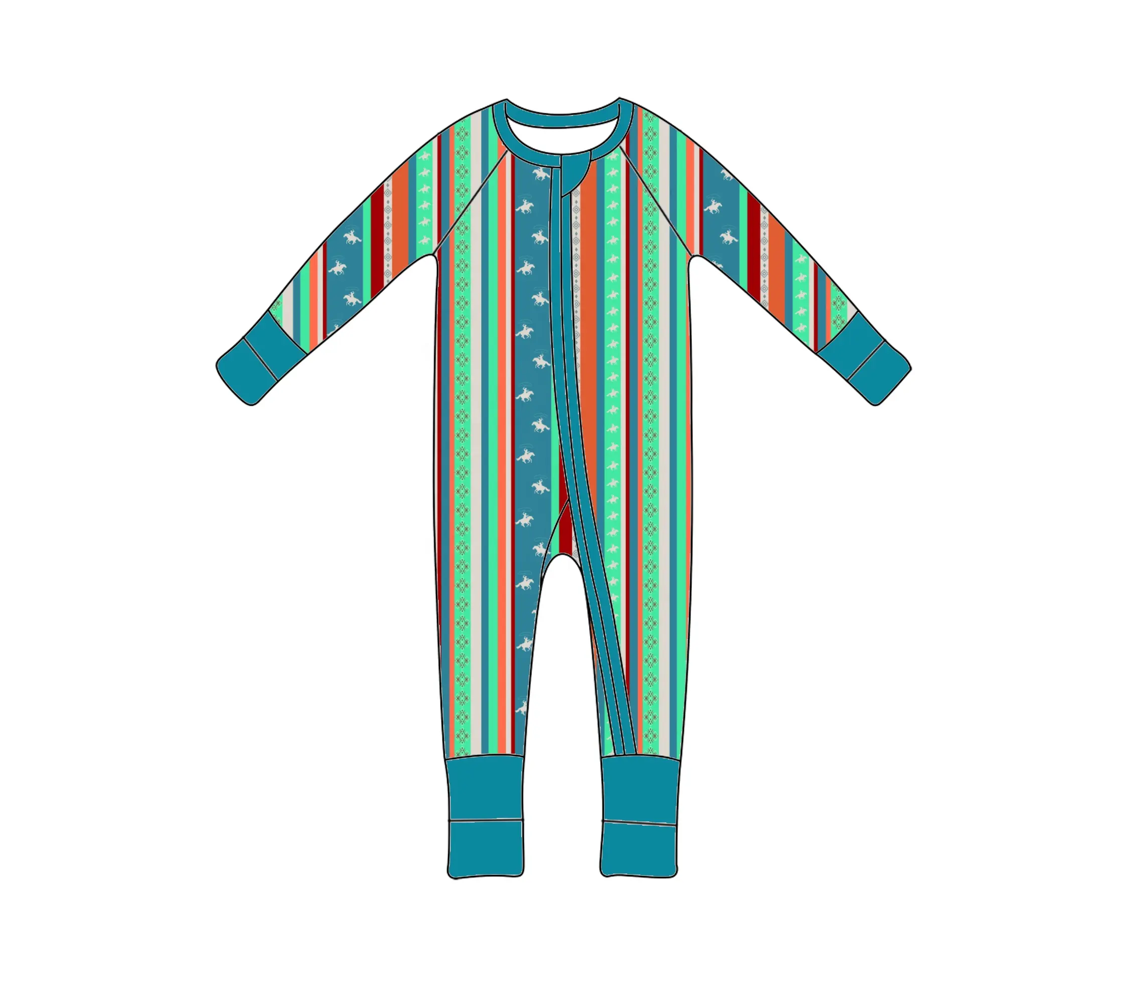 Liangzhe Piyama, baju tidur bayi motif kustom, baju monyet bambu organik, piyama anak balita