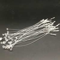 Épingles de sécurité personnalisées en plastique noir transparent pour étiquettes volantes – Offre spéciale