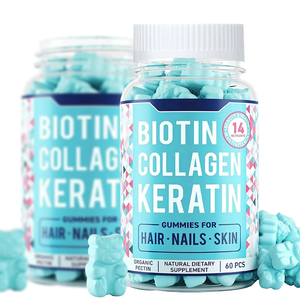 ที่มีคุณภาพสูงคอลลาเจน Gummies ผม Regrowth ที่ดีที่สุดวิตามินเสริมผมผิวเล็บอาหารเสริมสุขภาพไบโอติน - Product Image 1