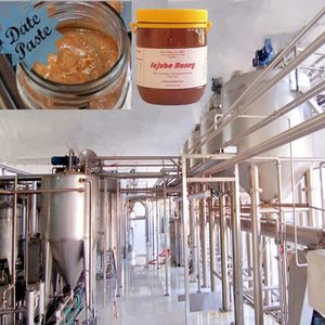 En kaliteli 500 kg/saat tarihleri suyu şurubu işleme tesisi tarihleri macun yapma makinesi - Product Image 5