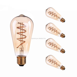 ST64 <span class=keywords><strong>Edison</strong></span> Retro Style Innen beleuchtung 220 V3W E27 Base Cafe Dekorations birne Flexible LED-Glühlampe 2200K - Product Image 5