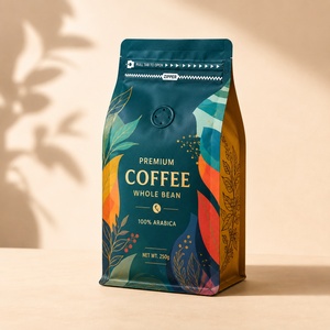 Venta Directa de Fábrica, Bolsas de Café de 250g con Válvula, Cierre Hermético a Prueba de Humedad, Tamaño Personalizado, Reciclables, Grado Alimenticio, para Leche - Product Image 1