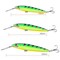 CHEERY Top Right 180mm 60g Leurre de pêche coulant Minnow Rouge Blanc pour la pêche au thon Jerkbait Pesca Leurre dur coulant pour la pêche à la traîne