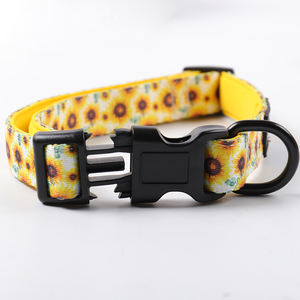Collar para Perros de Color Amarillo con Logotipo Personalizado para Mascotas, Collar de Neopreno y Poliéster para Sublimación, Collar en Blanco para Perros Pequeños y Gatos - Product Image 2