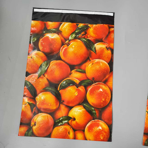 Custom Full Color Peach Pattern Poly Mailer Self Adhesive Waterproof Plastic Shipping Bags Printed Courier Mailing Envelopes For - Product Image 2