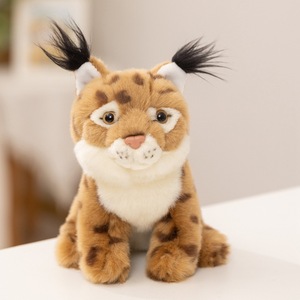 Nuovo Peluche Leopardo Giallo Transfrontaliero, Bambola Realistica di Lince, Giocattolo per Libri Illustrati, Gatto delle Montagne, Gatto Leopardo - Product Image 2