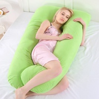 Oreiller de grossesse réglable et confortable pour le soutien du ventre, oreiller de grossesse portable en coton pour dormir enceinte