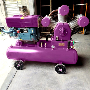 Compresseur d'air à piston portable pour l'exploitation minière, 18,5 kW, diesel, lubrifié au CO2, contrôlé par PLC - Product Image 2