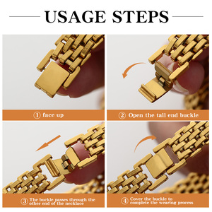 Vàng Thép Không Gỉ Chuỗi Vòng Đeo Tay Người Đàn Ông Của Phong Cách Cho Hiện Đại Nam Tính Thời Trang Và Hàng Ngày Mặc Đồ Trang Sức Mỹ Vòng Đeo Tay - Product Image 3